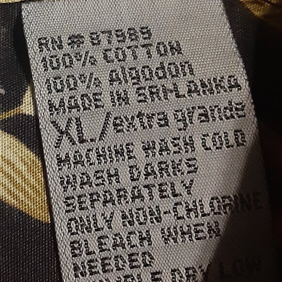 OP Sport Men's Hawaiian Button Up Shirt Size XL - Picture 5 of 7